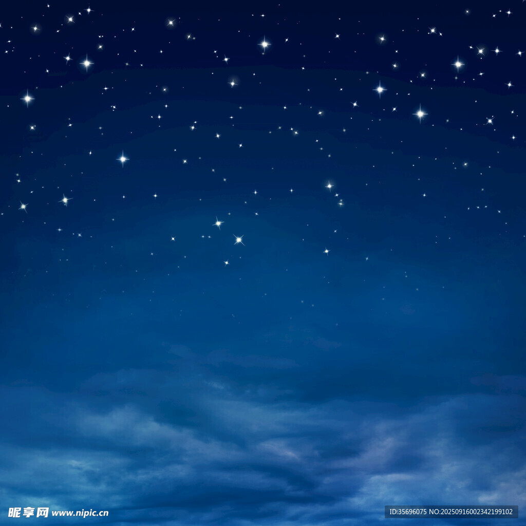夜空繁星與云海美景