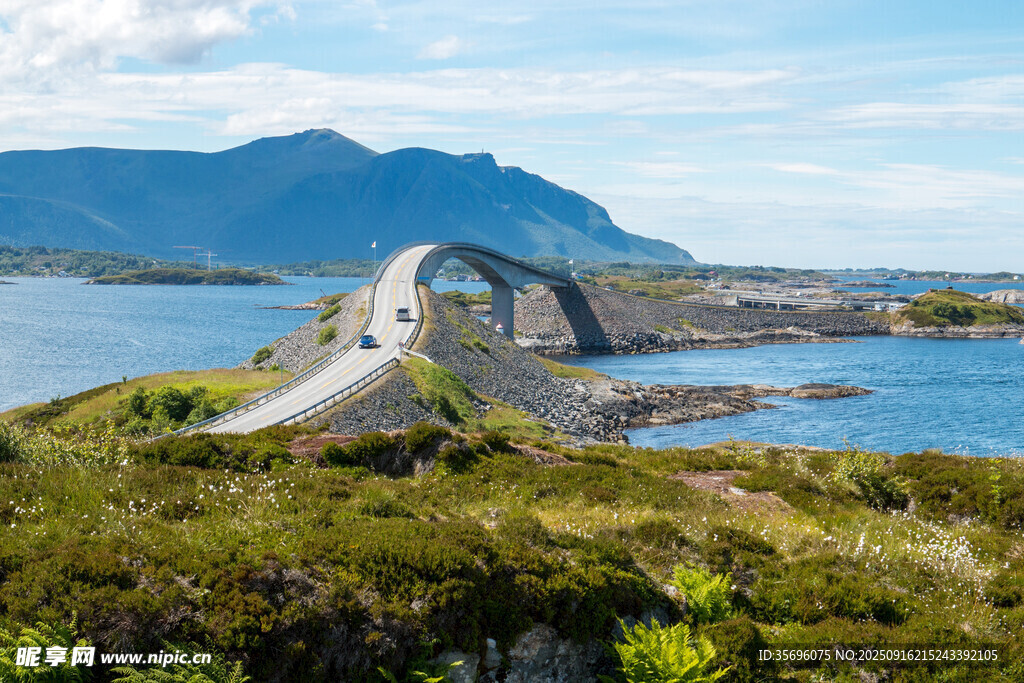 挪威絕美跨海公路風光