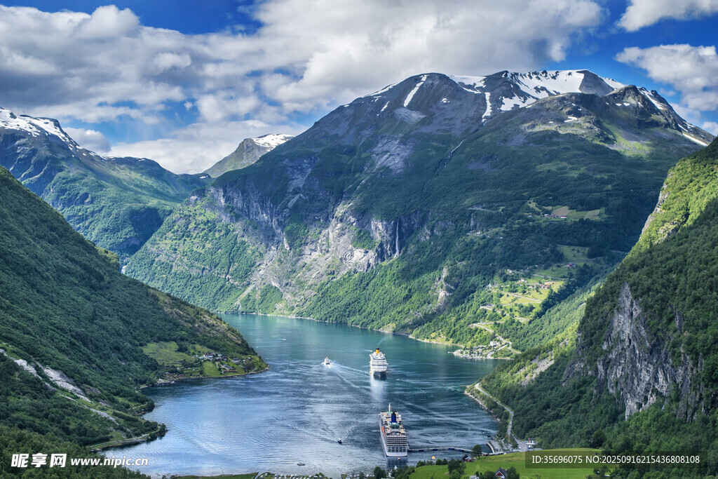壯麗峽灣山水美景