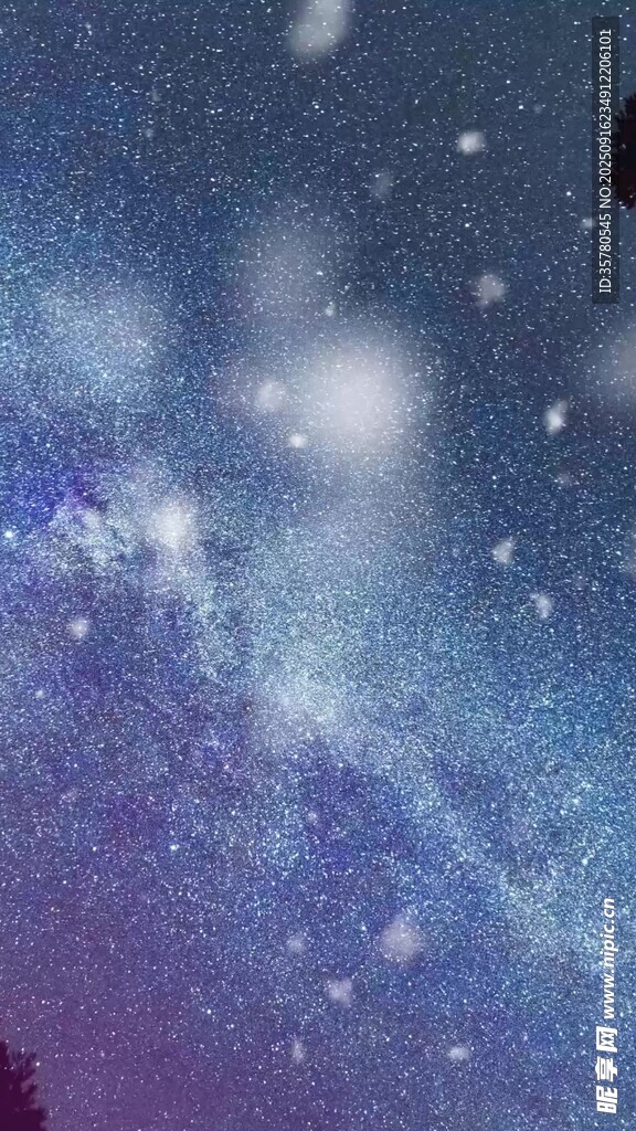 夢幻星空璀璨宇宙景象