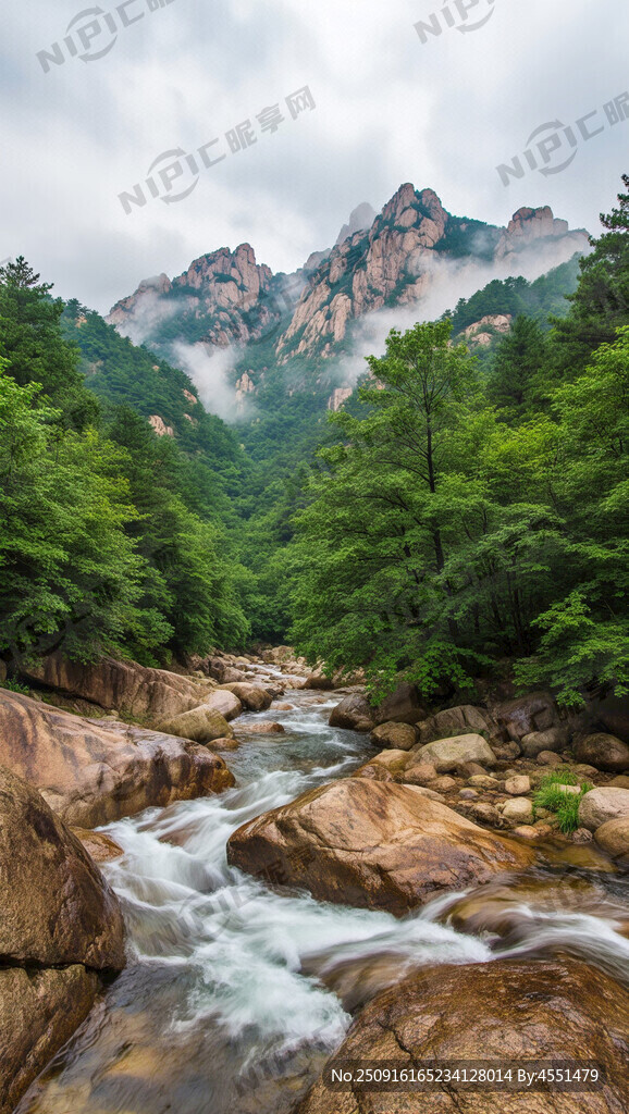 金梅山水圖片