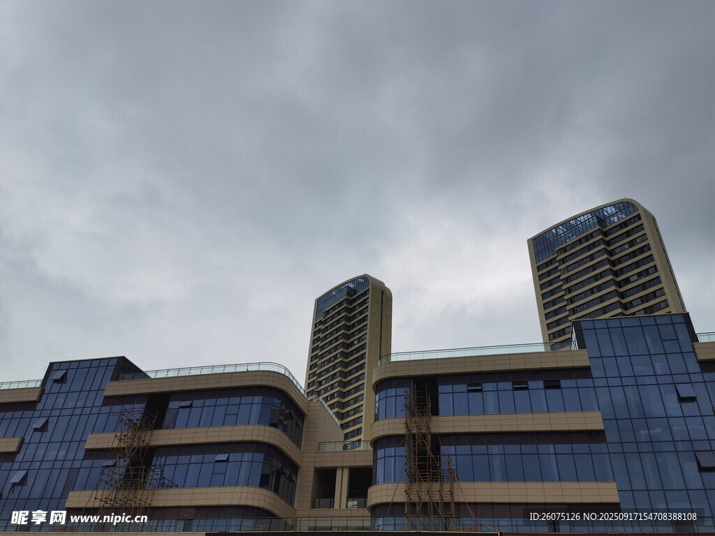 城市高樓建筑外觀