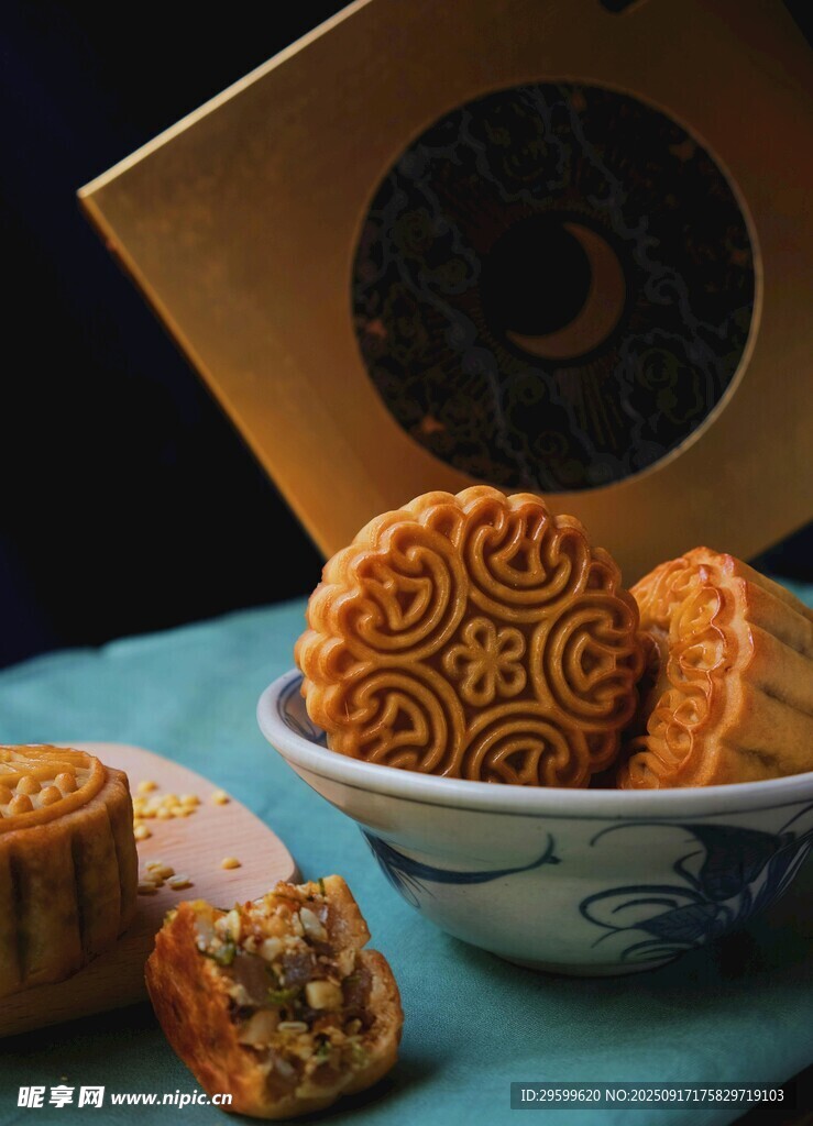 傳統(tǒng)美味月餅展示