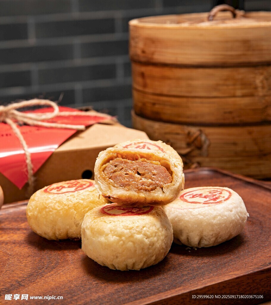 傳統(tǒng)中式酥皮點(diǎn)心展示