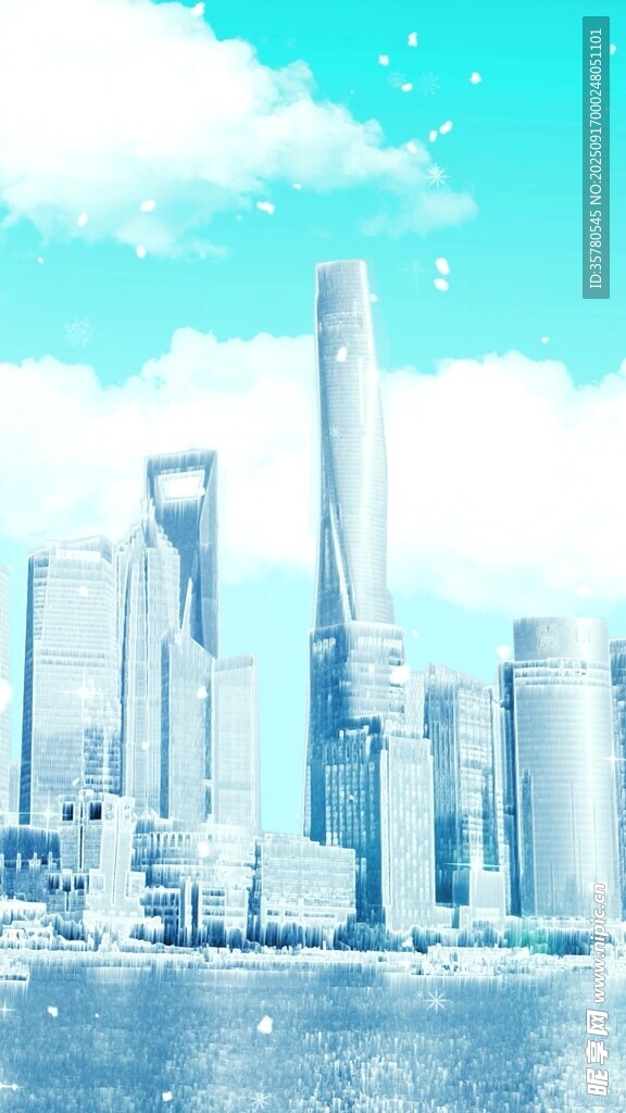 現(xiàn)代都市天際線景觀