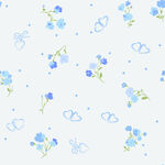藍(lán)花嬰兒用品圖案背景