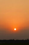 夕陽(yáng)西下的壯美天際
