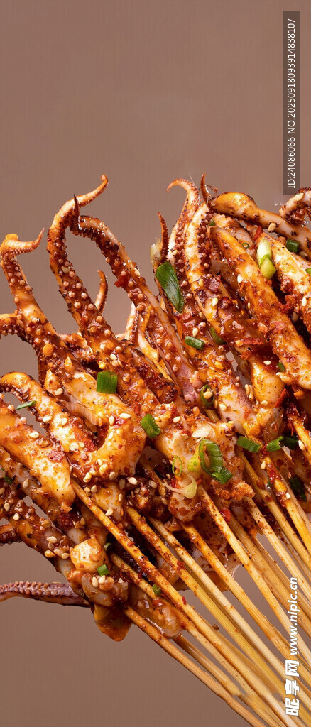 美味烤魷魚串