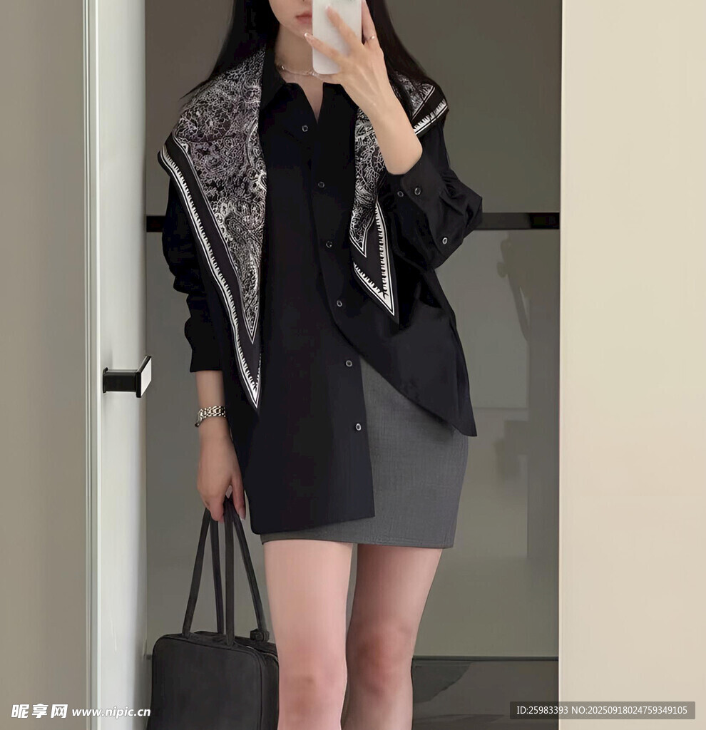 休閑的女孩
