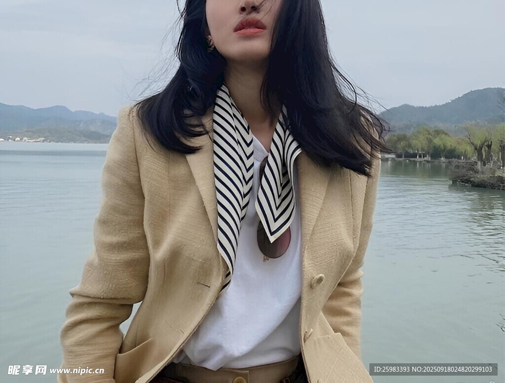 休閑的女孩