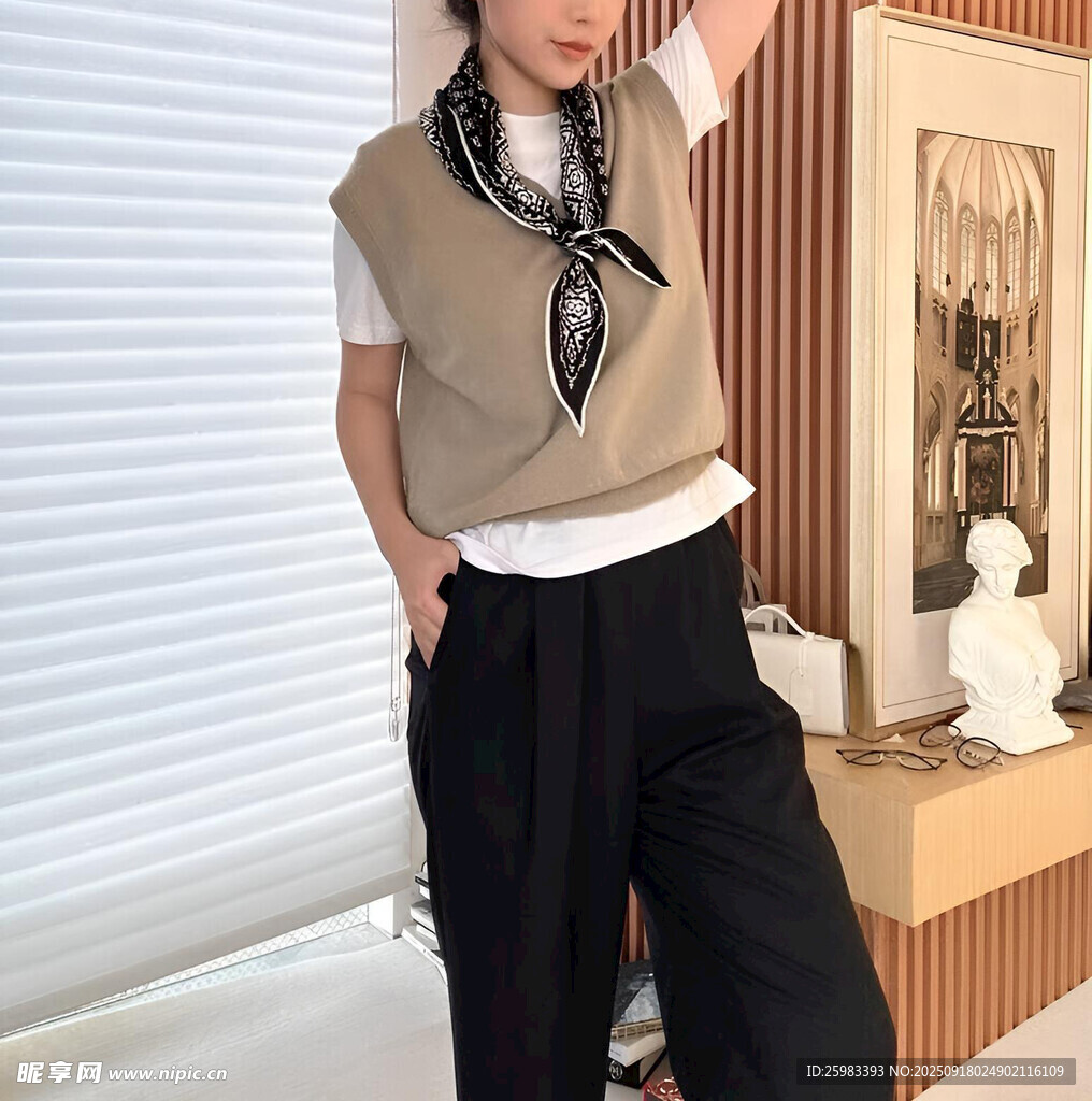 休閑的女孩