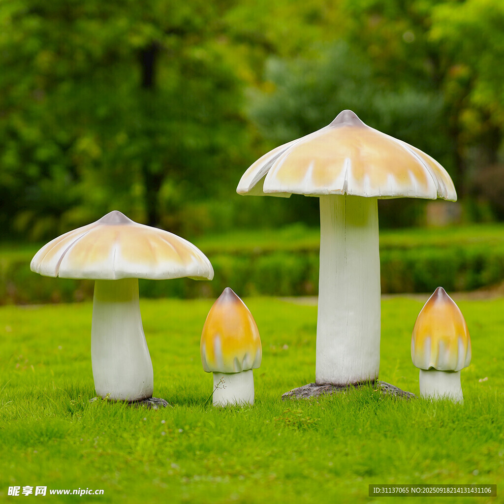 仿真野生菌蘑菇雕塑云南菌子擺件