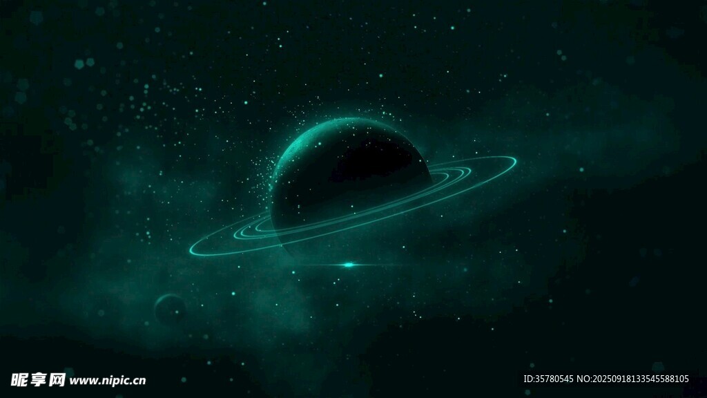 神秘宇宙中的環(huán)形星球