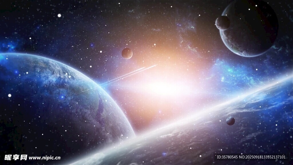 夢幻宇宙星空景象