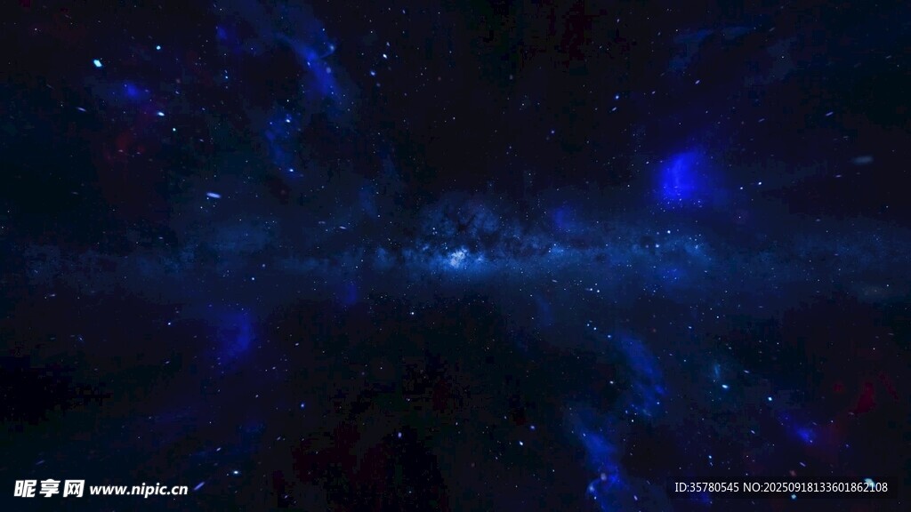 夢幻深邃的宇宙星空景象