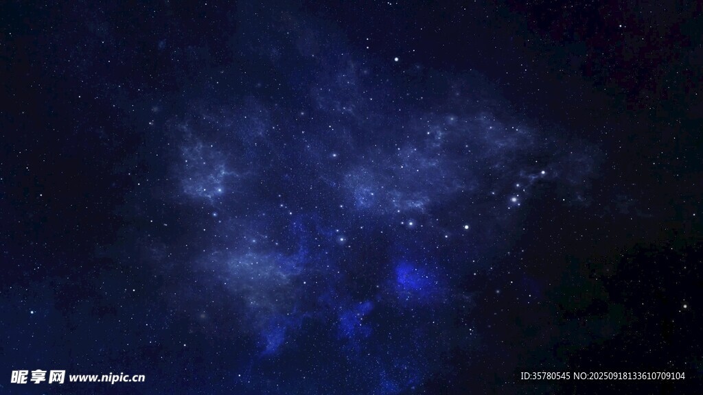 夢幻星空下的璀璨星云