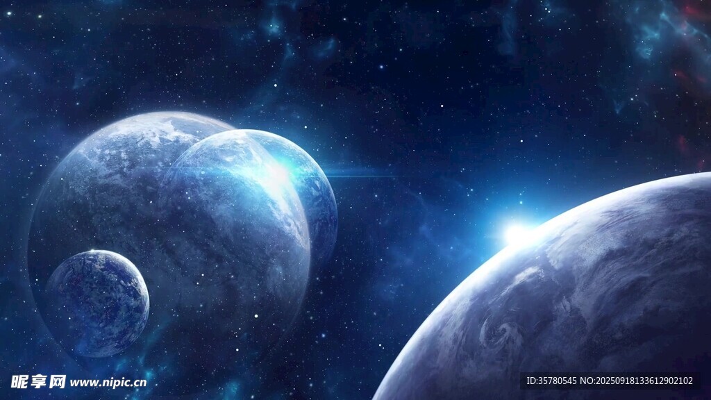 夢幻宇宙中的雙星球景