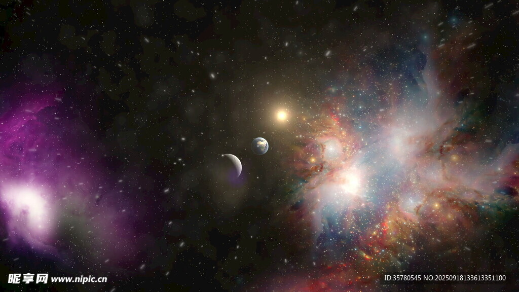 絢麗宇宙星系景觀