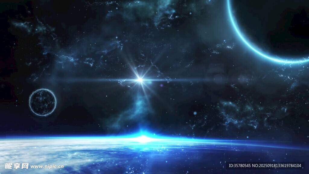 夢幻宇宙星空景象