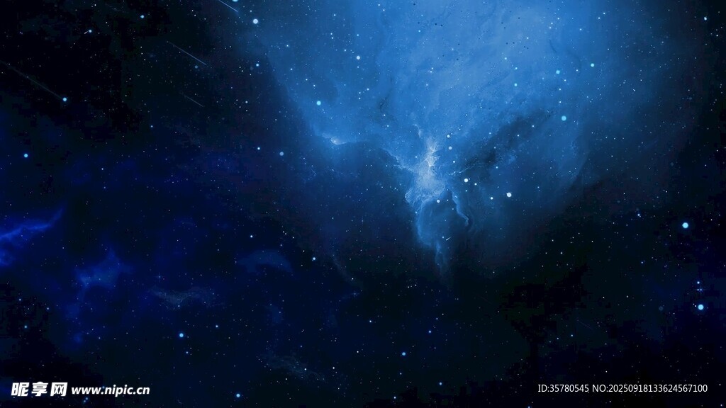 夢(mèng)幻深邃的宇宙星空景象