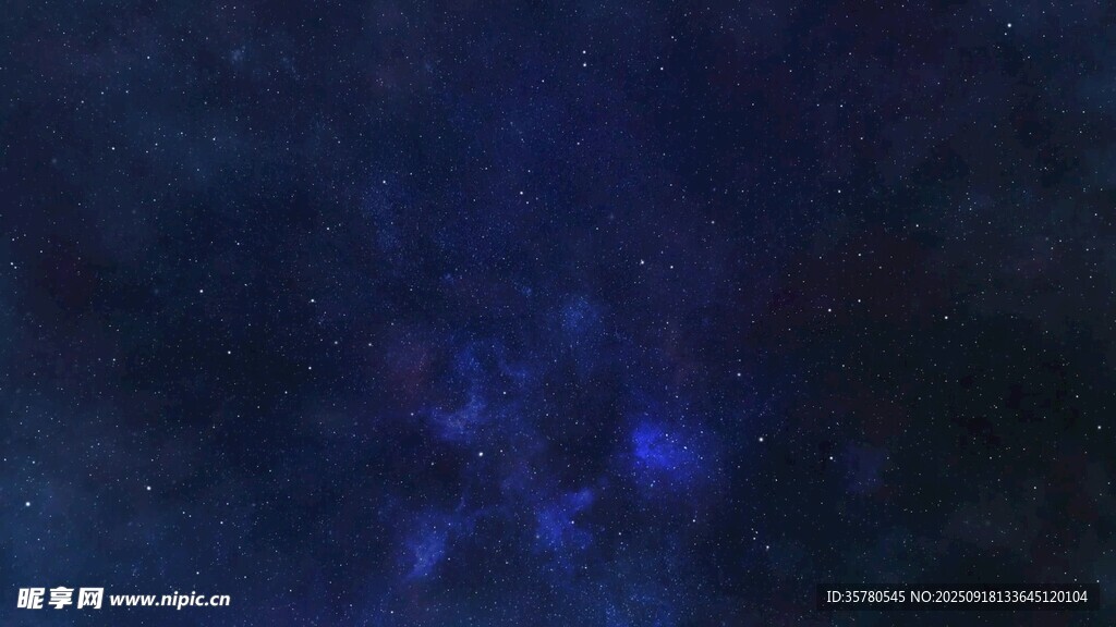 深邃夢(mèng)幻的藍(lán)色星空背景