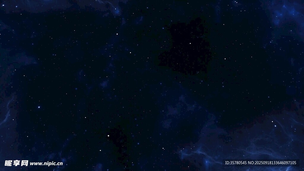 深邃夜空下的神秘景象