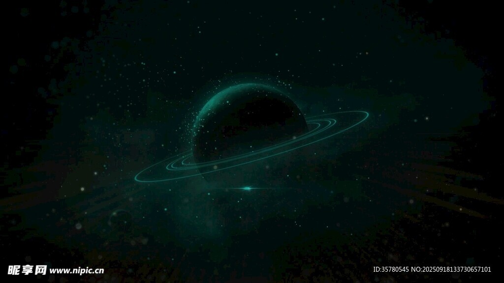 神秘宇宙中的環(huán)形星球