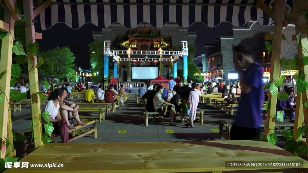 夜景視頻素材