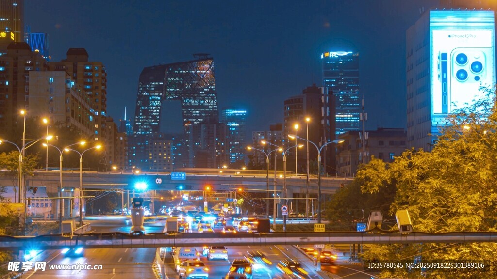 夜景視頻素材