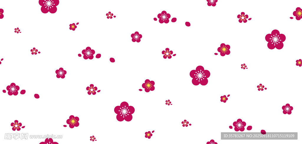 粉色小花圖案背景