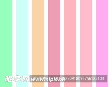 多彩豎條紋清新背景圖