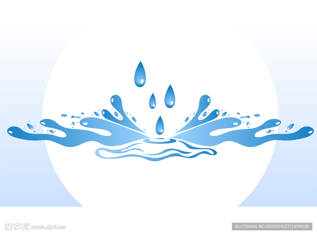 水花圖案