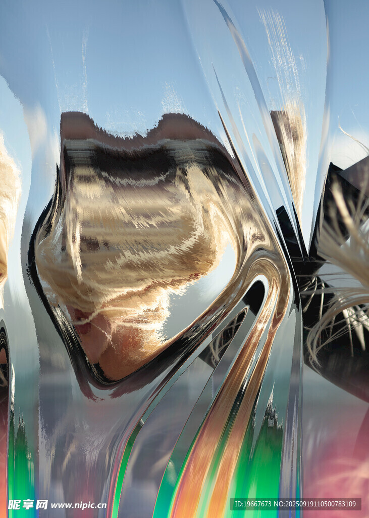 抽象海報樣機