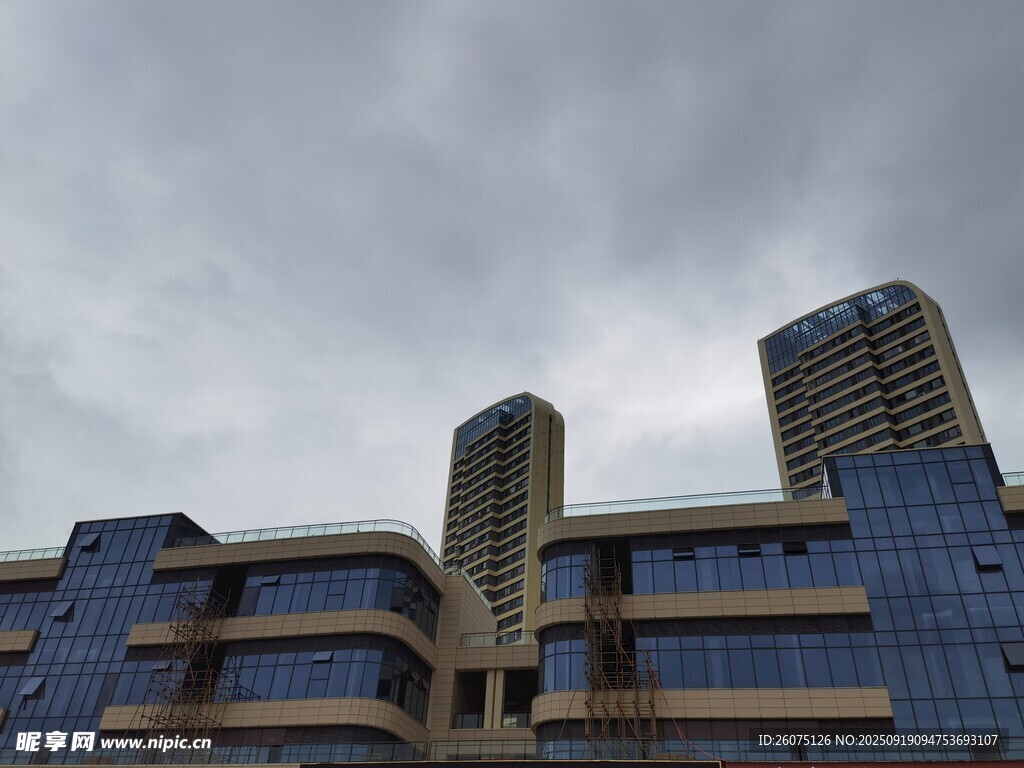 城市高樓建筑外觀景觀