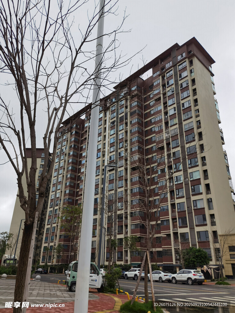 高層住宅樓外觀景致
