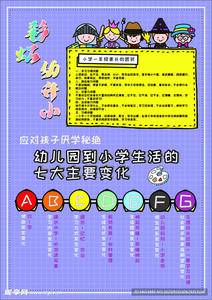 幼升小 繪本館海報(bào)