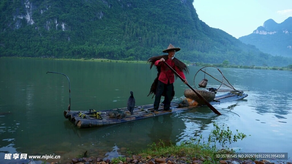 捕魚視頻素材