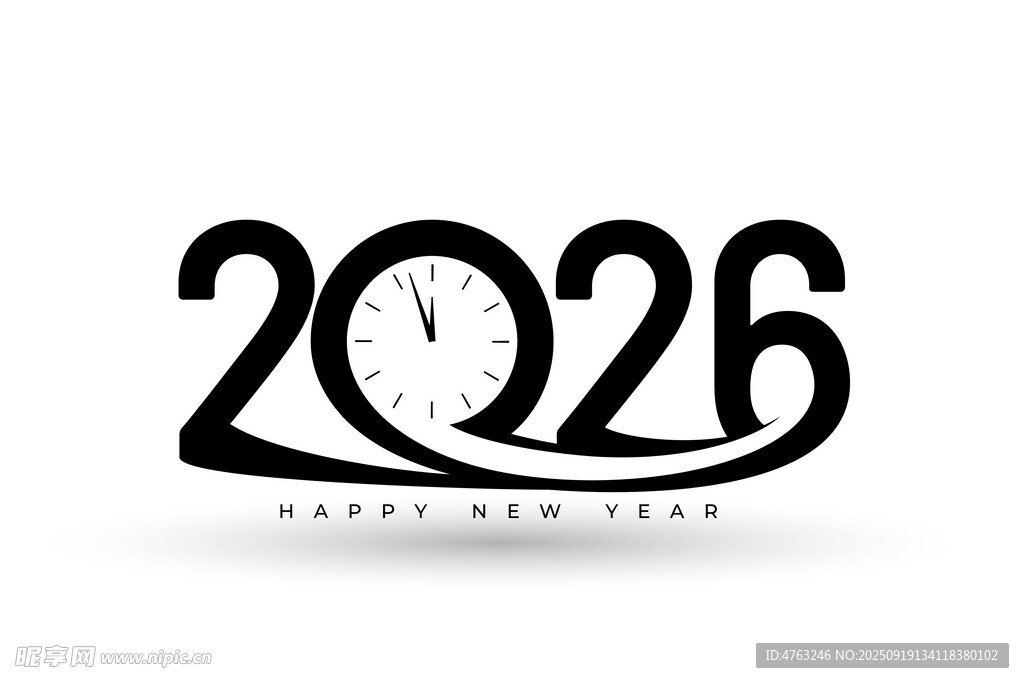 2026年創(chuàng)意時(shí)鐘標(biāo)志設(shè)計(jì)