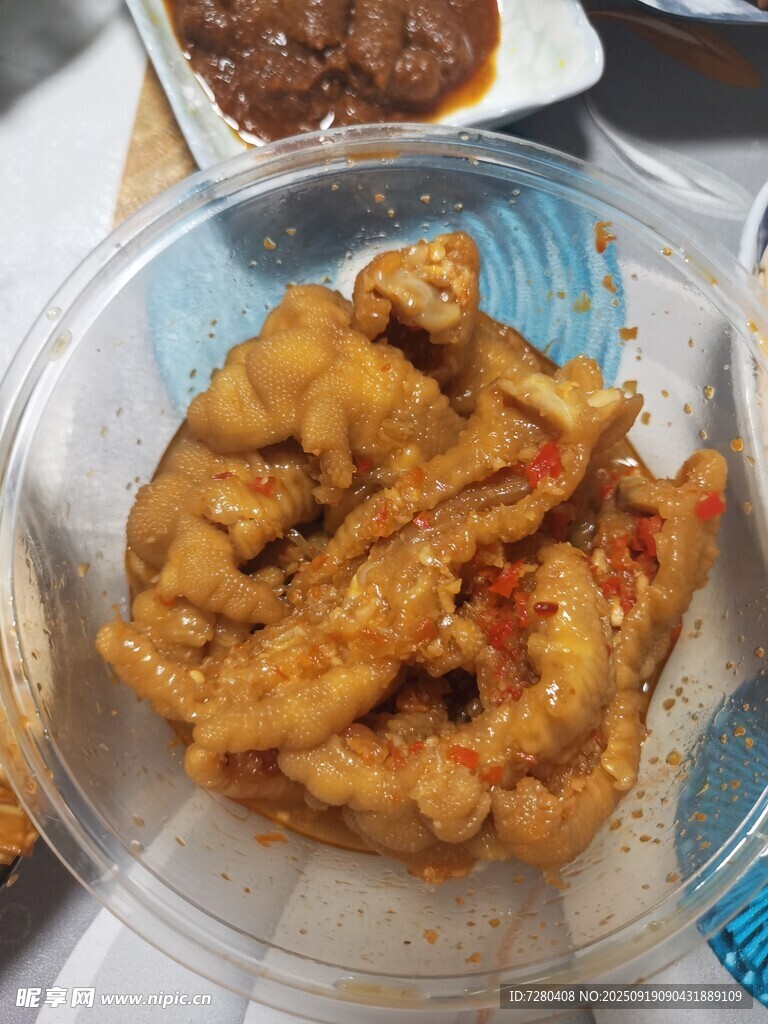 酥脆炸物美食特寫