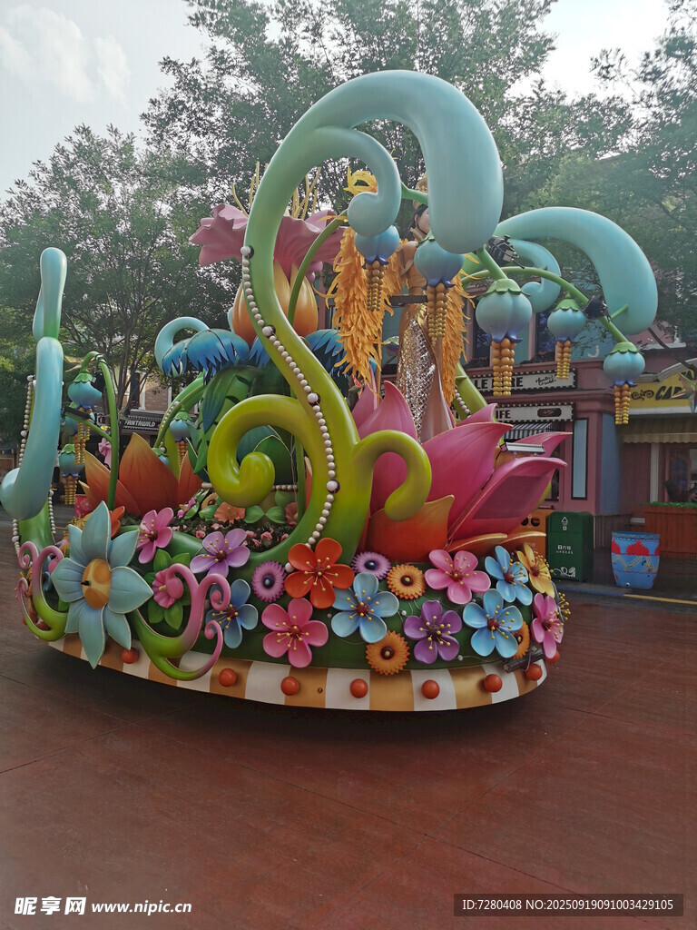 夢幻多彩兒童游樂花車