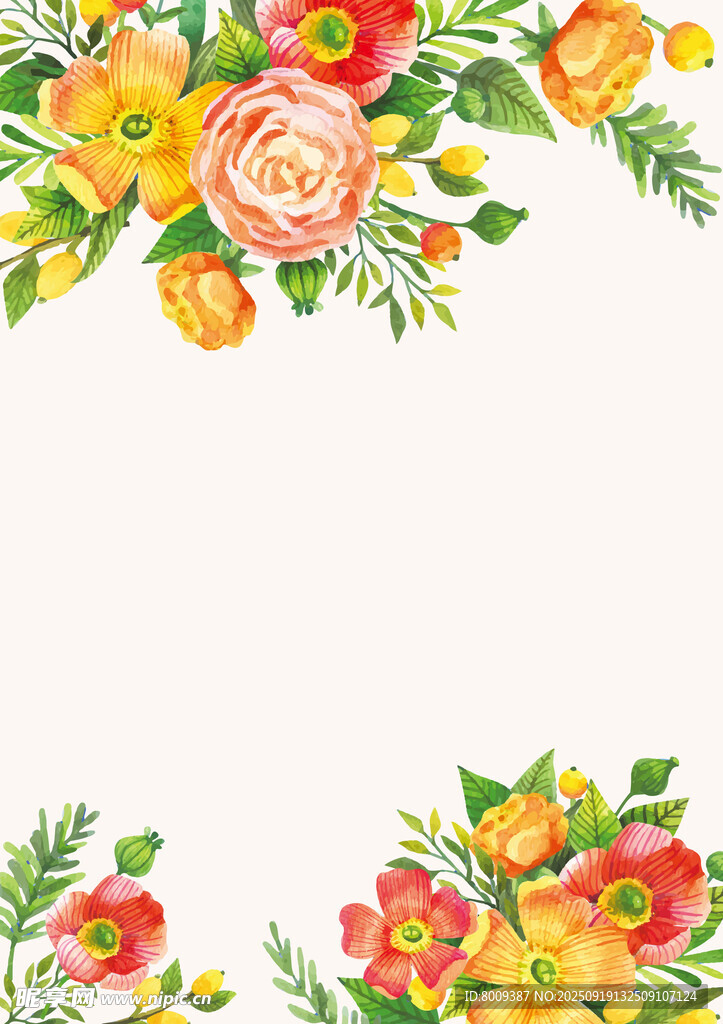 花卉裝飾圖案