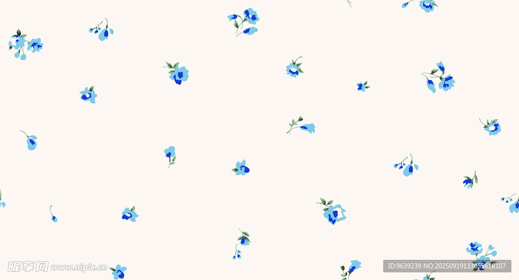藍(lán)色碎花圖案背景紋理