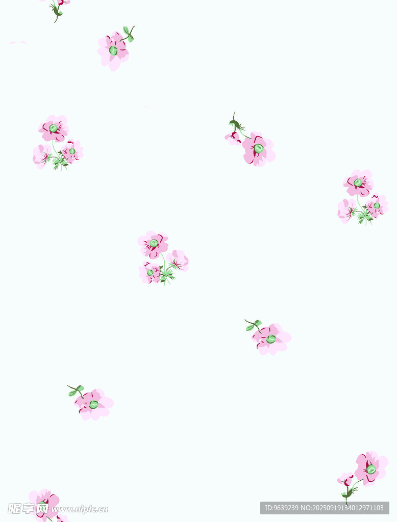 粉色小花圖案背景