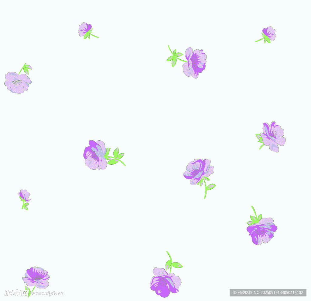 紫色花朵圖案背景紋理
