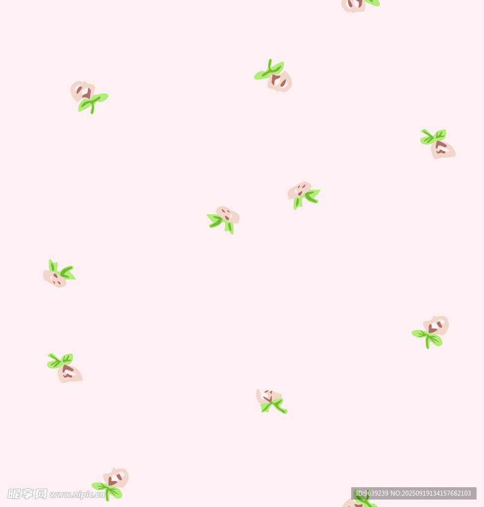 粉色背景小花圖案紋理