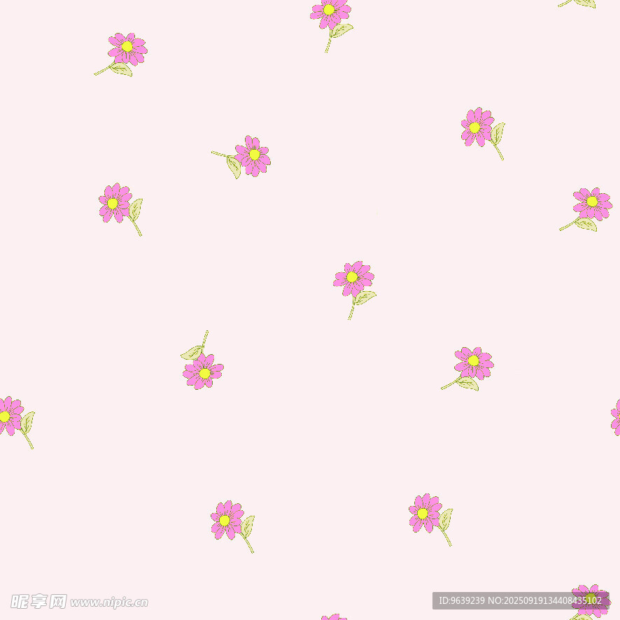 粉色花朵無縫圖案背景