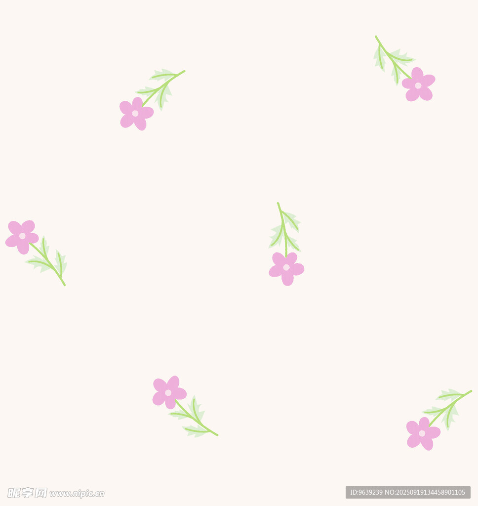 粉色小花圖案背景