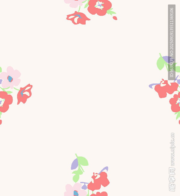 花卉圖案背景清新可愛風(fēng)