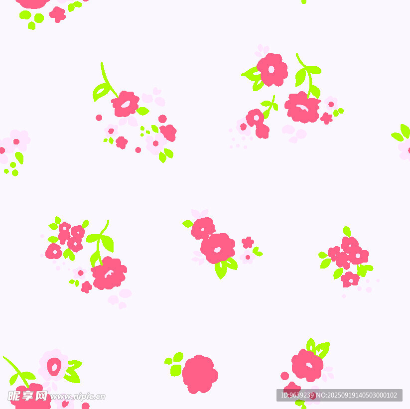 粉色花朵圖案背景