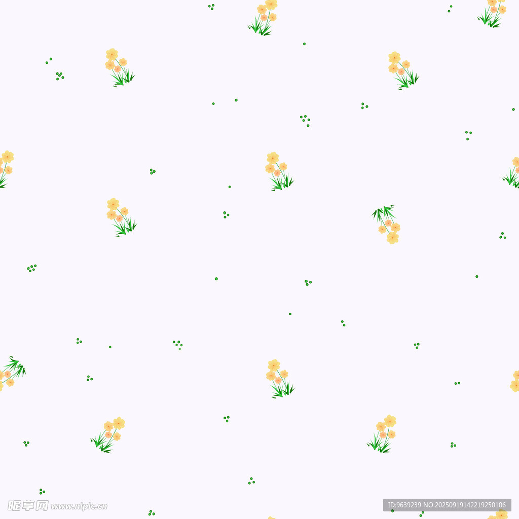 小清新花朵圖案背景